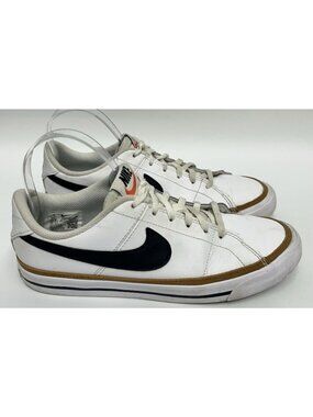 Nike Court Legacy GS Shoes 6.5Y /womens 8 White Desert Ochre Sneakers DA5380-102